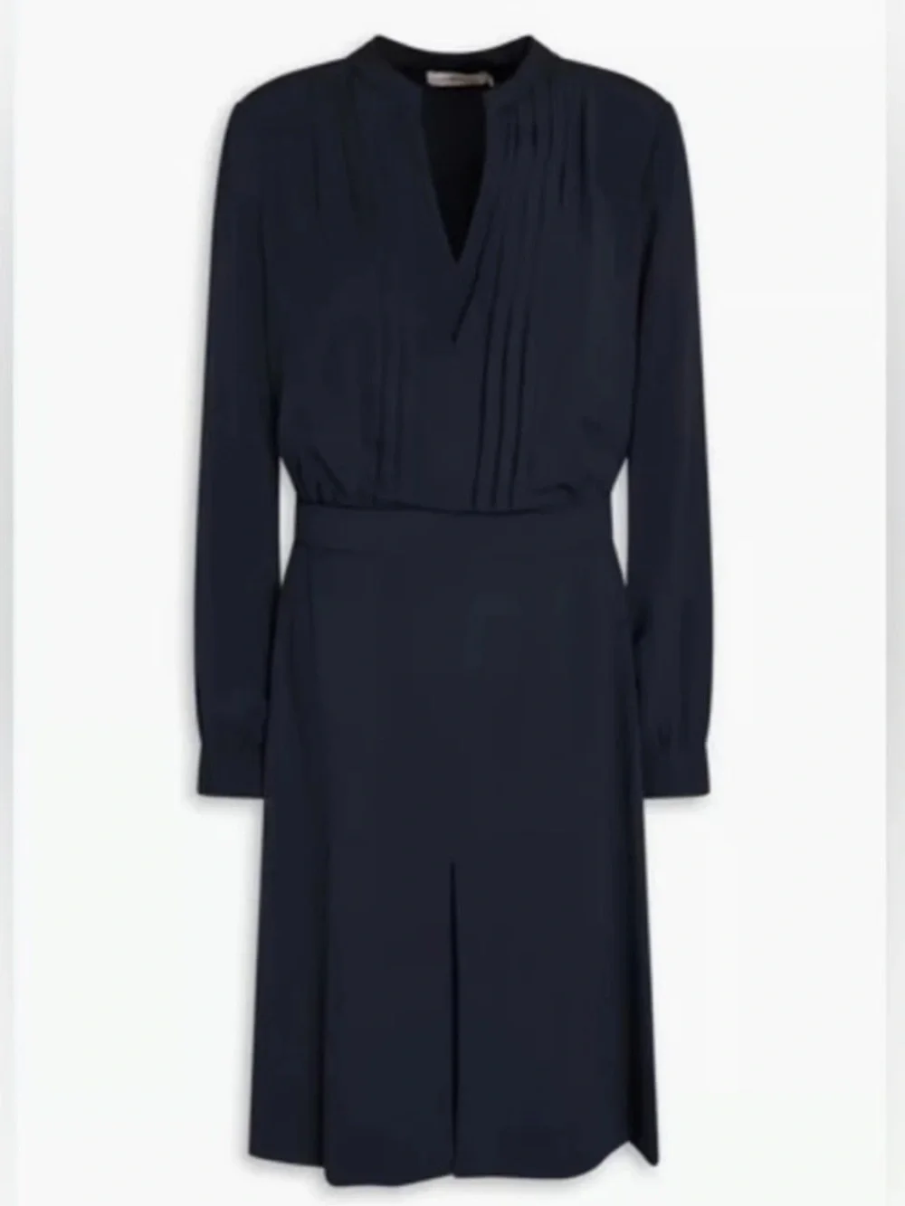 NWT Tory Burch Dress Lined Navy Side Zip Blue Size 0